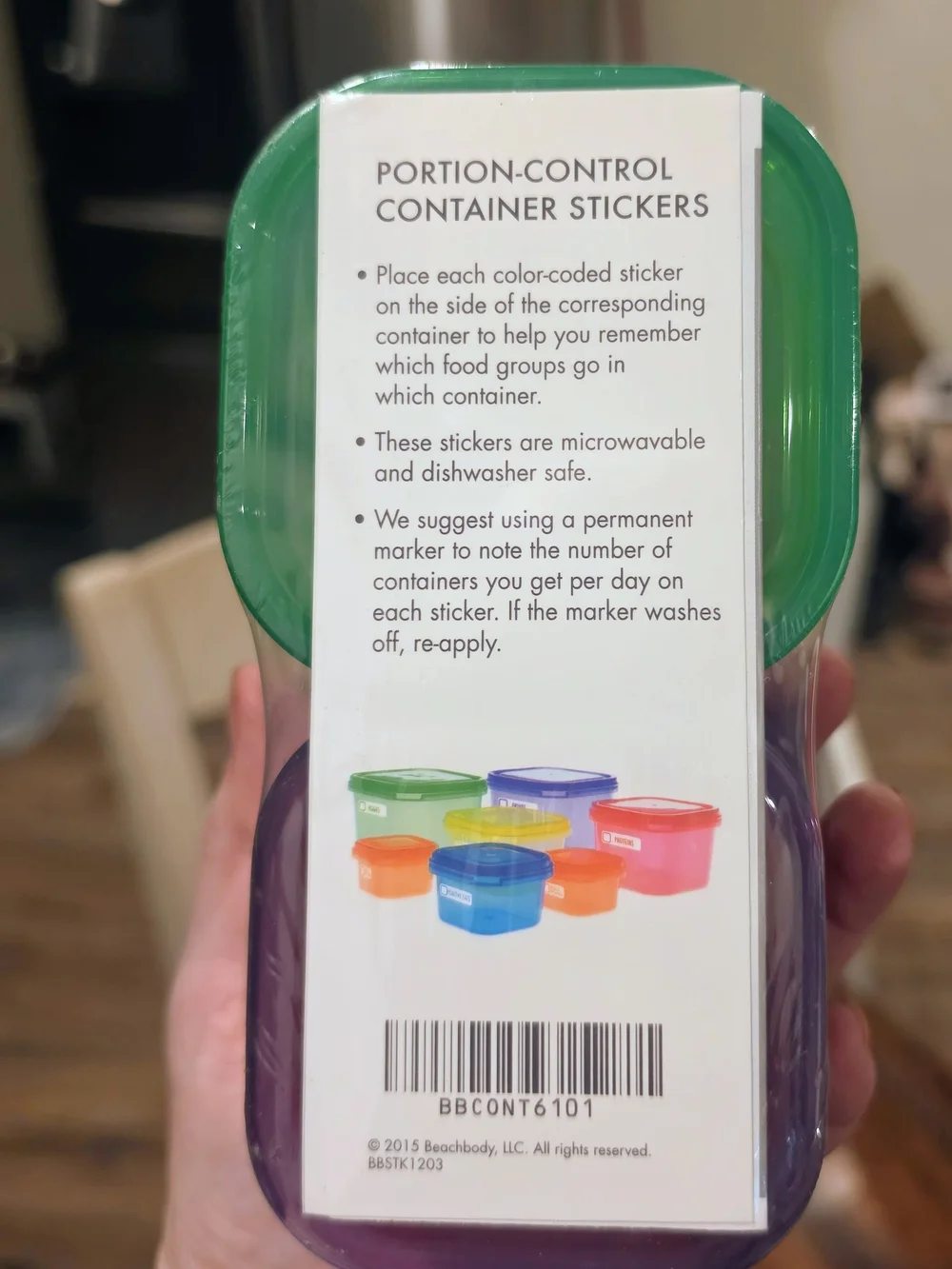 BeachBody Colorful Portion Control Container Set - Multicolor